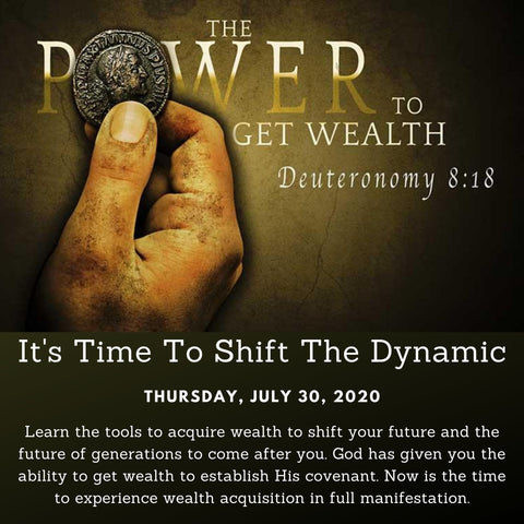 The Power To Get Wealth, class 3